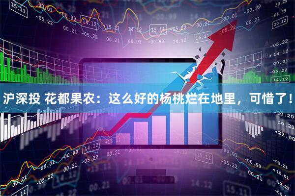 沪深投 花都果农：这么好的杨桃烂在地里，可惜了！